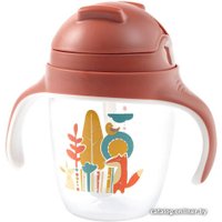  BabyOno С трубочкой 1464/01 (240 мл, розовый)