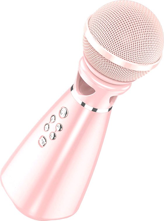 

Bluetooth-микрофон Hoco BK6 Hi-Song (розовый)