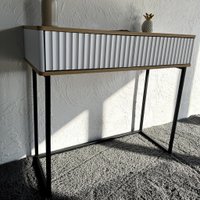 Туалетный столик без зеркала Shtabe Royal 5011 эко (дуб кантри/черный)