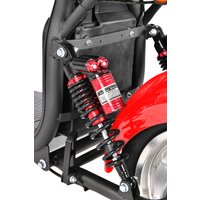 Электроскутер White Siberia CityCoco WS-Pro Max 3950W 21Ah (с красными брызговиками)