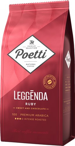 Кофе Poetti Leggenda Ruby зерновой 1 кг