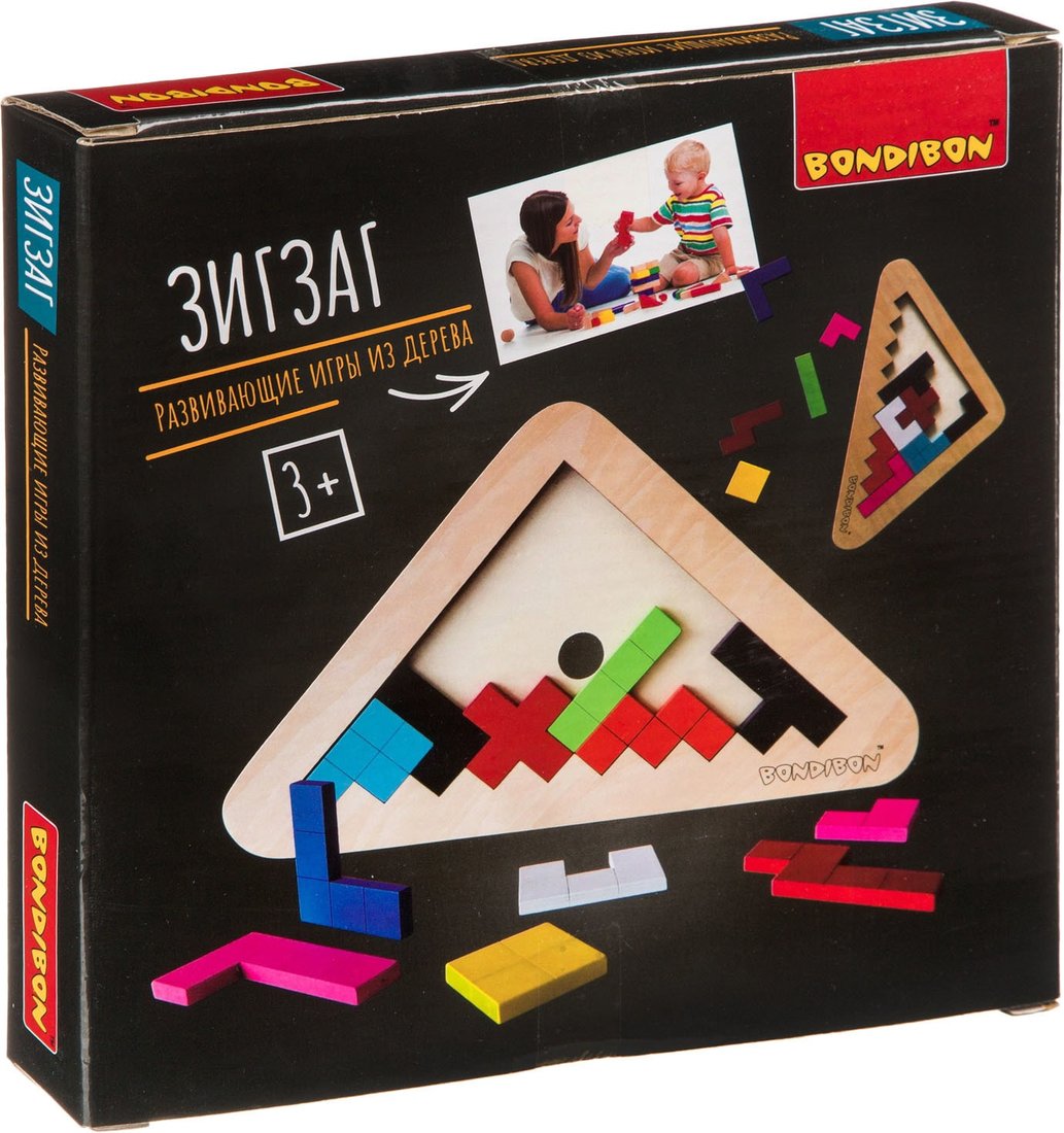 

Развивающая игра Bondibon Зигзаг ВВ4182