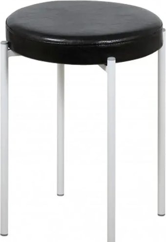 Табурет СоюзРегионПоставка Дора (Каркас 9003 белый матовый/К/з аttika №9) СРП-006