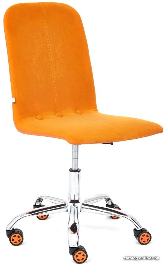 Офисное кресло TetChair Rio (флок, оранжевый)