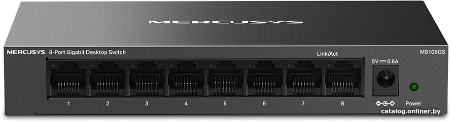 Неуправляемый коммутатор Mercusys MS108GS