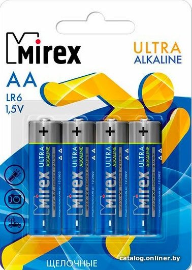 Батарейка Mirex Ultra Alkaline AA 4 шт LR6-E4