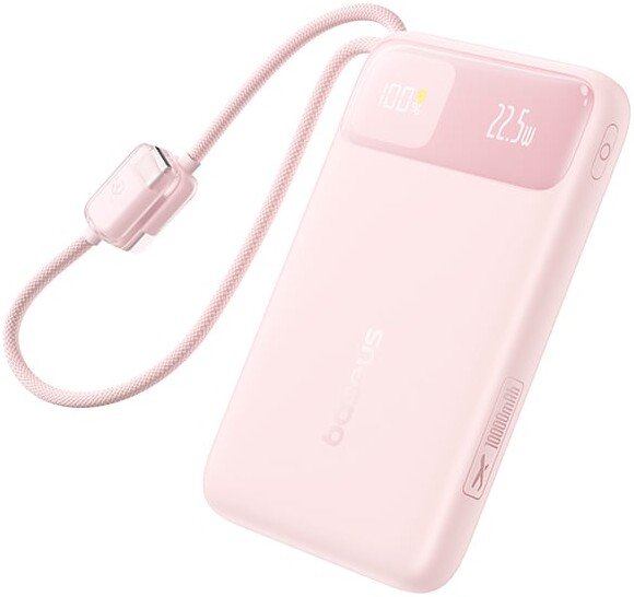 Внешний аккумулятор Baseus EnerFill FC11 10000mAh 22.5W (розовый)