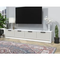 Тумба Интерлиния ТВ Концепт КТ-ТВ4-35 (персидский жемчуг/белый платинум)