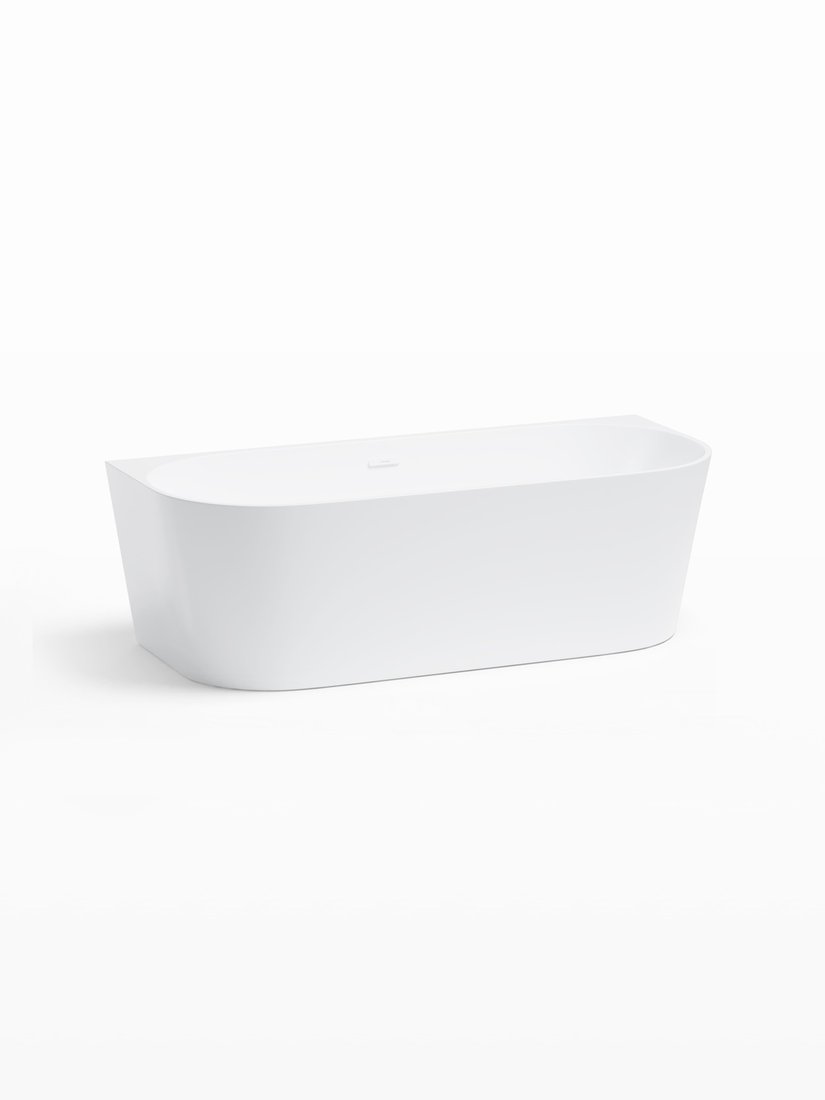 Ванна Wellsee Excellence Pro 180x80 28760402R (пристенная ванна белый глянец, экран, ножки, сифон-автомат глянцевый белый)