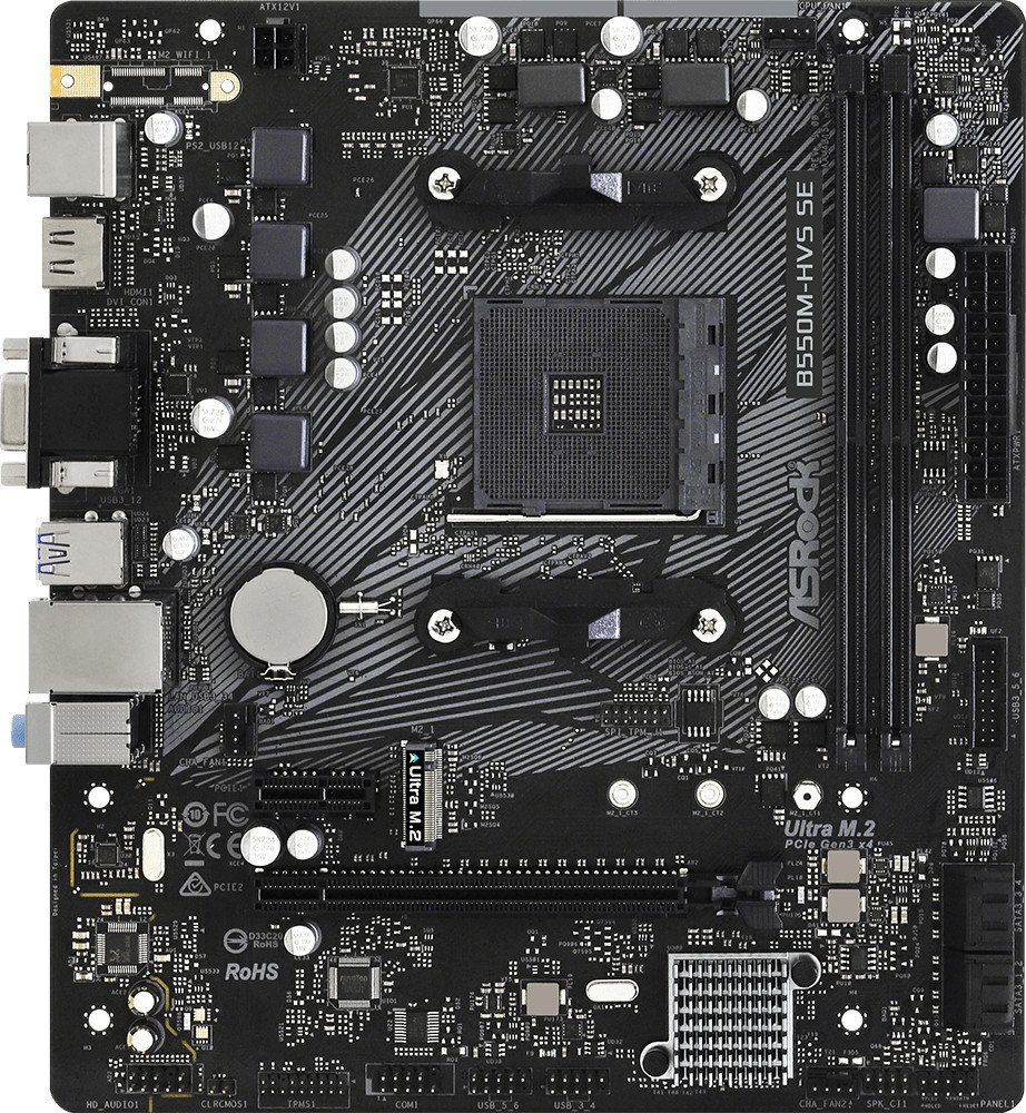 

Материнская плата ASRock B550M-HVS SE