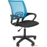 Офисное кресло CHAIRMAN 696 LT (черный/голубой)