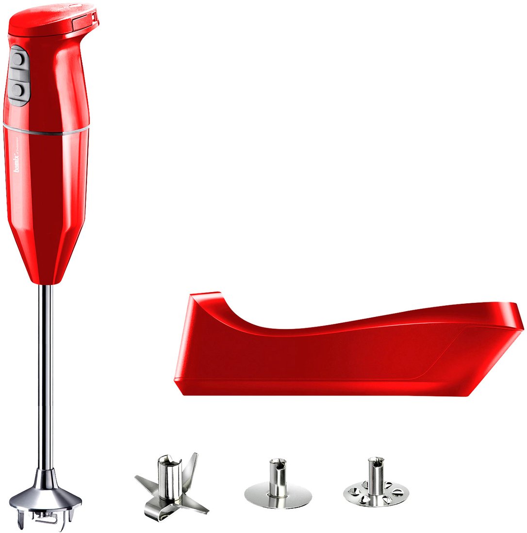 Погружной блендер Bamix Cordless PRO (красный)