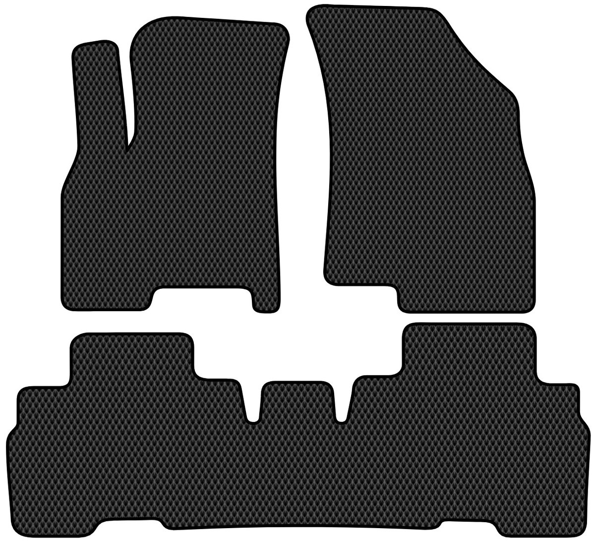 

Комплект ковриков для авто Alicosta Chery Tiggo 8 Pro Max I (suv 5 дв) 2023 - Н.В. (черный, ромб)