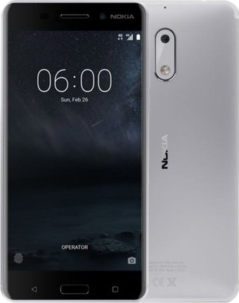 Nokia 6 4GB/32GB (серебристый)