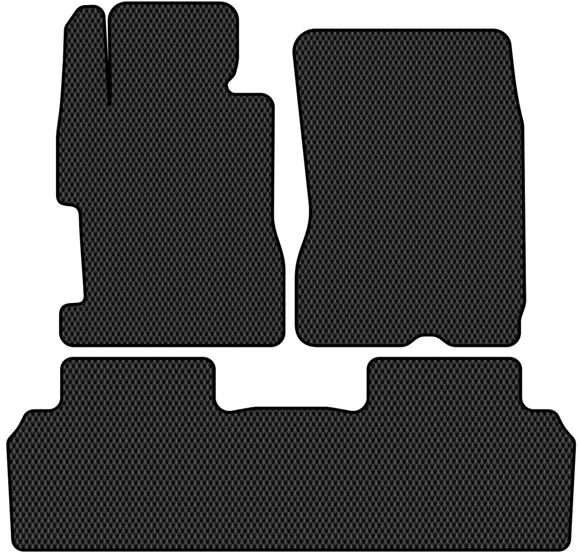 

Комплект ковриков для авто Alicosta Honda Civic VIII (седан / FD7, FD1) 2005 - 2011 (черный, ромб)