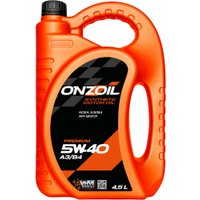 Моторное масло ONZOIL Premium 5W-40 A3/B4 4.5л