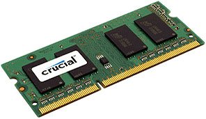 

Оперативная память Crucial 4GB DDR3 SO-DIMM PC3-12800 (CT51264BF160B)