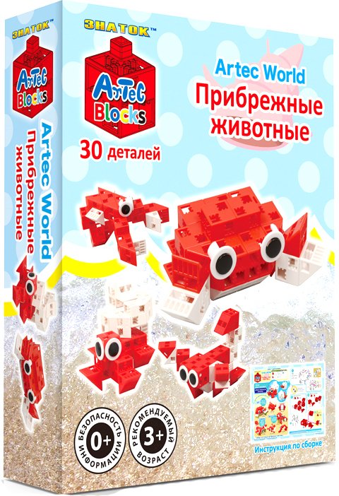 

Конструктор Знаток Artec Blocks Прибрежные животные