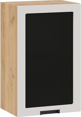 

Шкаф навесной Трия Гренада 1В45С (дуб крафт золотой/холст мокко)