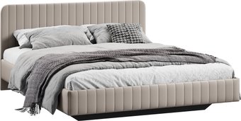 Кровать Трия Шелли 180x200 Тип 1 (велюр Confetti Smoke)