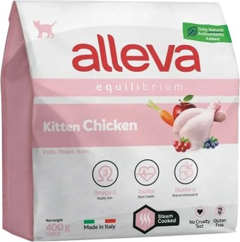 Сухой корм для кошек Alleva Equilibrium Kitten Chicken (Курица) 400 г