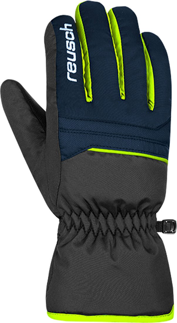 

Горнолыжные перчатки Reusch Alan Junior 6361115-7712 (р-р 6.5, Blck/Dres Blue/Neon Green)