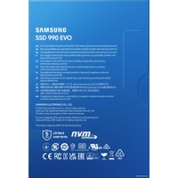 SSD Samsung 990 Evo 2TB MZ-V9E2T0BW