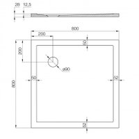 Душевой поддон Акватон Калифорния 80x80 (1A739936CA010)