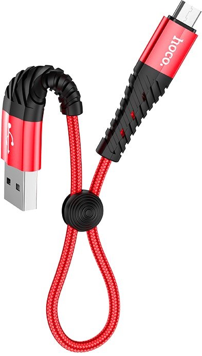 

Кабель Hoco X38 microUSB (красный)