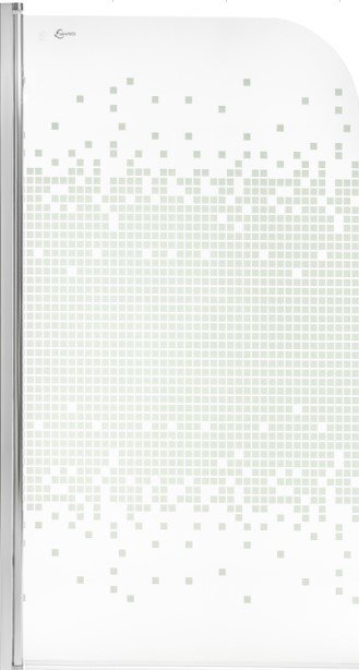 

Стеклянная шторка для ванны Saniteco SN-21-Mosaic 140x80