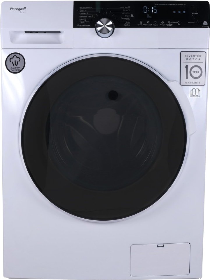 

Стирально-сушильная машина Weissgauff WMD 6150 DC Inverter Steam