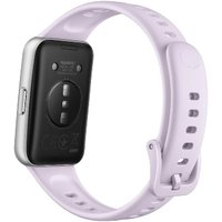Фитнес-браслет Huawei Band 11 (серебристый алюминиевый корпус, с сиреневым силиконовым ремешком, международная версия)