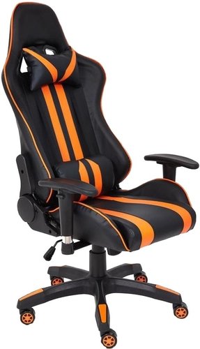Игровое (геймерское) кресло TetChair Айкар 16718 (черный/оранжевый)