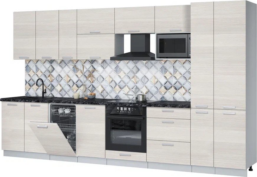 

Готовая кухня Интерлиния Мила Лайт 3.6-ПМ4 (вудлайн кремовый/вудлайн кремовый/кастилло темный)