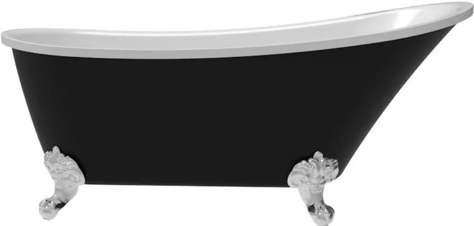 

Ванна Teymi Iva 162x69x76 T130123 (черный матовый)