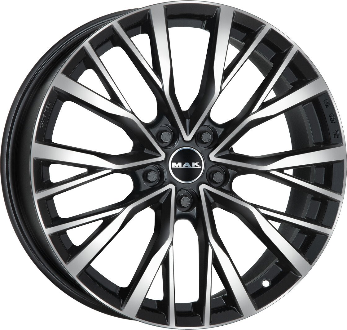 

Литые диски MAK Kent 20x8.5" 5x108мм DIA 63.4мм ET 42мм Black Mirror