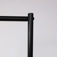 Стойка для одежды AksHome Melodie (черный) в Мозыре