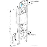 Унитаз подвесной Cersanit Delfi SET-DEL/Black/TPL/Cg