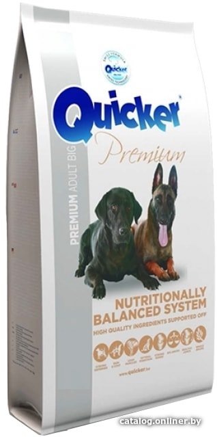 Сухой корм для собак Quicker Premium Adult Big для крупных пород 20 кг