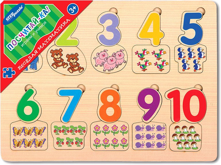 

Мозаика/пазл Step Puzzle Веселая математика. Посчитай-ка! 89206