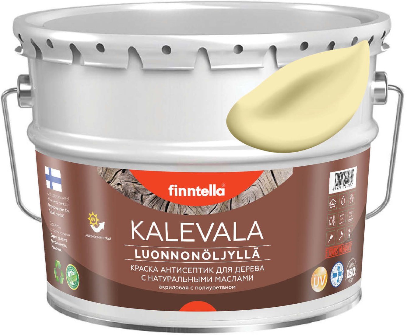 

Краска Finntella Kalevala Sade F-13-1-9-FL116 9 л (желтый)