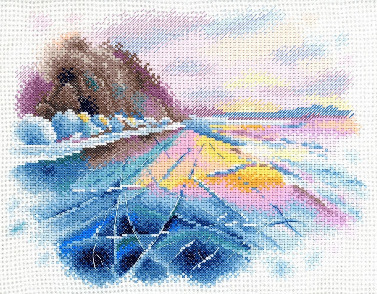 

Набор для вышивания Aquarelle Зимний байкал
