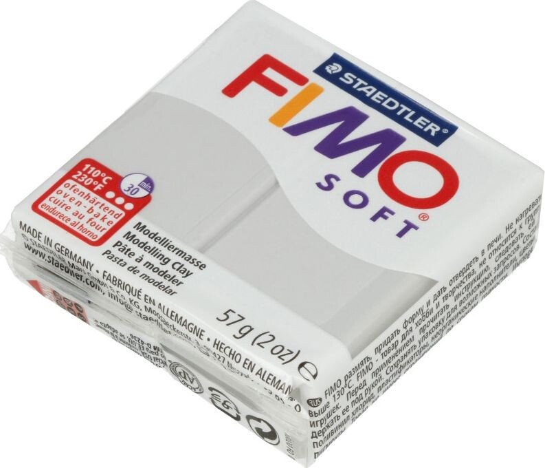 

Полимерная глина Fimo 8020-80 (серый)