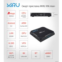 Смарт-приставка Miru X96 Max+ 4ГБ/32ГБ