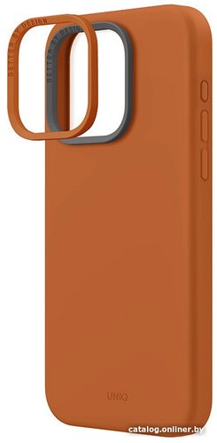 Чехол для телефона Uniq LINO Orange (Magsafe) для iPhone 15 Pro IP6.1P(2023)-LINOHMORG