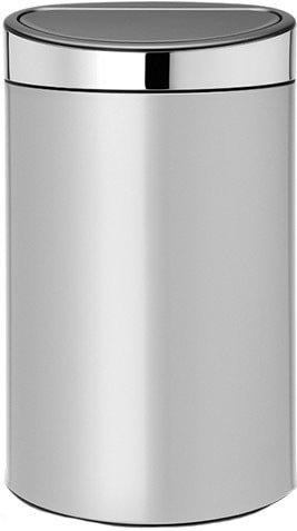 

Мусорное ведро Brabantia Touch Bin 40 л (серый металлик/стальной)