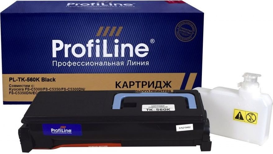 

Картридж ProfiLine PL-TK-560K (аналог Kyocera TK-560K-WC)