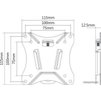 Кронштейн для телевизора Ultramounts UM810F