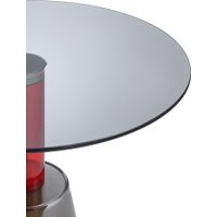 Журнальный столик Bergenson Bjorn Amalie MZTBL-CGLSGR-50 (серый/красный)