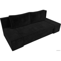 Диван Лига диванов Сан Марко 114015 (велюр, черный)